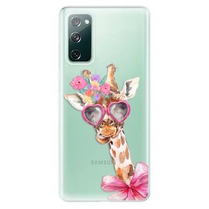 Odolné silikónové puzdro iSaprio - Lady Giraffe - Samsung Galaxy S20 FE vyobraziť