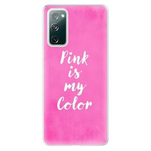 Odolné silikónové puzdro iSaprio - Pink is my color - Samsung Galaxy S20 FE vyobraziť
