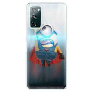 Odolné silikónové puzdro iSaprio - Mimons Superman 02 - Samsung Galaxy S20 FE vyobraziť