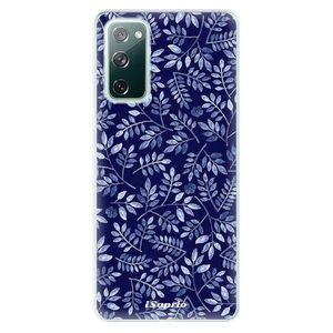 Odolné silikónové puzdro iSaprio - Blue Leaves 05 - Samsung Galaxy S20 FE vyobraziť