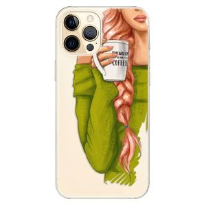 Odolné silikónové puzdro iSaprio - My Coffe and Redhead Girl - iPhone 12 vyobraziť