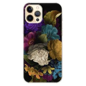 Odolné silikónové puzdro iSaprio - Dark Flowers - iPhone 12 Pro Max vyobraziť