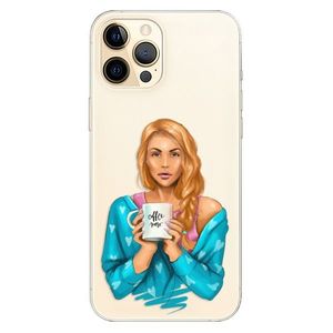 Odolné silikónové puzdro iSaprio - Coffe Now - Redhead - iPhone 12 Pro Max vyobraziť