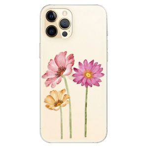 Odolné silikónové puzdro iSaprio - Three Flowers - iPhone 12 Pro Max vyobraziť