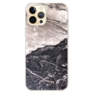 Odolné silikónové puzdro iSaprio - BW Marble - iPhone 12 vyobraziť