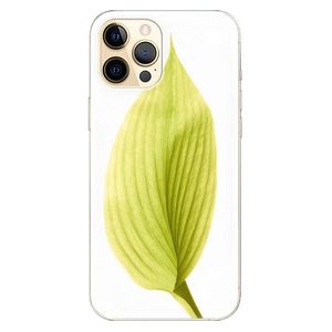 Odolné silikónové puzdro iSaprio - Green Leaf - iPhone 12 Pro Max vyobraziť