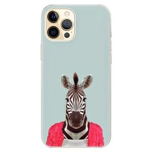 Odolné silikónové puzdro iSaprio - Zebra 01 - iPhone 12 vyobraziť