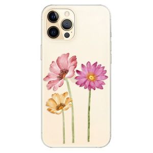 Odolné silikónové puzdro iSaprio - Three Flowers - iPhone 12 Pro vyobraziť