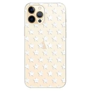 Odolné silikónové puzdro iSaprio - Stars Pattern - white - iPhone 12 vyobraziť