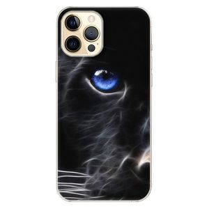 Odolné silikónové puzdro iSaprio - Black Puma - iPhone 12 Pro vyobraziť