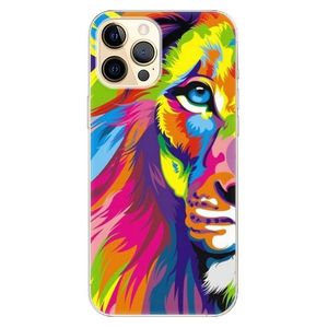 Odolné silikónové puzdro iSaprio - Rainbow Lion - iPhone 12 Pro vyobraziť
