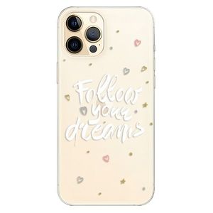 Odolné silikónové puzdro iSaprio - Follow Your Dreams - white - iPhone 12 Pro vyobraziť
