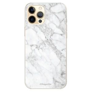 Odolné silikónové puzdro iSaprio - SilverMarble 14 - iPhone 12 Pro vyobraziť