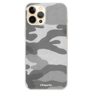 Odolné silikónové puzdro iSaprio - Gray Camuflage 02 - iPhone 12 Pro vyobraziť