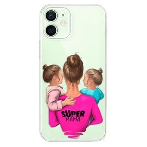 Odolné silikónové puzdro iSaprio - Super Mama - Two Girls - iPhone 12 vyobraziť
