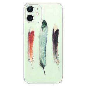 Odolné silikónové puzdro iSaprio - Three Feathers - iPhone 12 vyobraziť