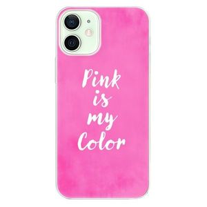 Odolné silikónové puzdro iSaprio - Pink is my color - iPhone 12 vyobraziť