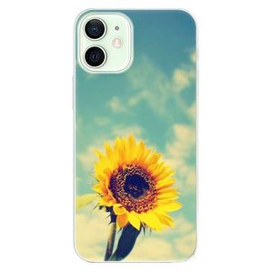 Odolné silikónové puzdro iSaprio - Sunflower 01 - iPhone 12 vyobraziť
