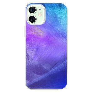 Odolné silikónové puzdro iSaprio - Purple Feathers - iPhone 12 vyobraziť