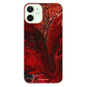 Odolné silikónové puzdro iSaprio - RedMarble 17 - iPhone 12 vyobraziť