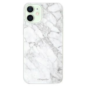 Odolné silikónové puzdro iSaprio - SilverMarble 14 - iPhone 12 vyobraziť