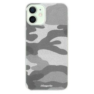 Odolné silikónové puzdro iSaprio - Gray Camuflage 02 - iPhone 12 vyobraziť