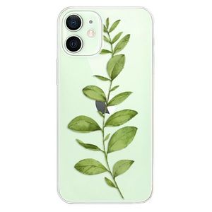 Odolné silikónové puzdro iSaprio - Green Plant 01 - iPhone 12 mini vyobraziť
