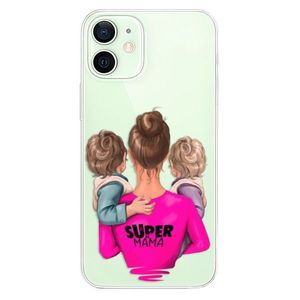 Odolné silikónové puzdro iSaprio - Super Mama - Two Boys - iPhone 12 mini vyobraziť