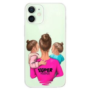 Odolné silikónové puzdro iSaprio - Super Mama - Two Girls - iPhone 12 mini vyobraziť