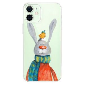 Odolné silikónové puzdro iSaprio - Rabbit And Bird - iPhone 12 mini vyobraziť