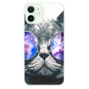 Odolné silikónové puzdro iSaprio - Galaxy Cat - iPhone 12 mini vyobraziť