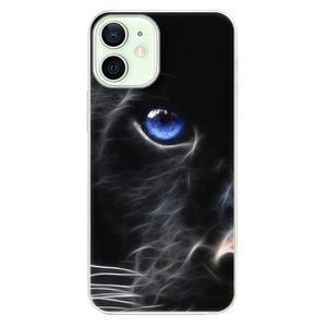 Odolné silikónové puzdro iSaprio - Black Puma - iPhone 12 mini vyobraziť