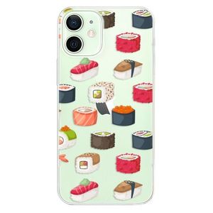 Odolné silikónové puzdro iSaprio - Sushi Pattern - iPhone 12 mini vyobraziť