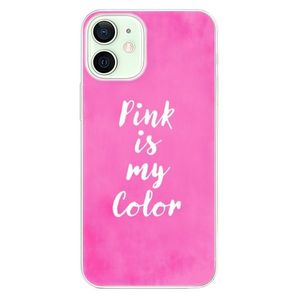 Odolné silikónové puzdro iSaprio - Pink is my color - iPhone 12 mini vyobraziť