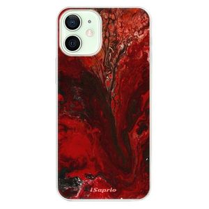 Odolné silikónové puzdro iSaprio - RedMarble 17 - iPhone 12 mini vyobraziť