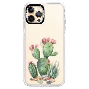 Silikónové puzdro Bumper iSaprio - Cacti 01 - iPhone 12 Pro Max vyobraziť