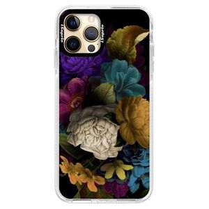 Silikónové puzdro Bumper iSaprio - Dark Flowers - iPhone 12 Pro Max vyobraziť