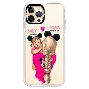 Silikónové puzdro Bumper iSaprio - Mama Mouse Blond and Girl - iPhone 12 Pro Max vyobraziť