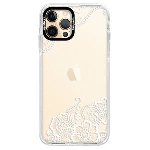 Silikónové puzdro Bumper iSaprio - White Lace 02 - iPhone 12 Pro Max vyobraziť