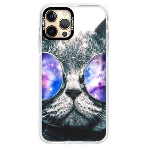 Silikónové puzdro Bumper iSaprio - Galaxy Cat - iPhone 12 Pro Max vyobraziť