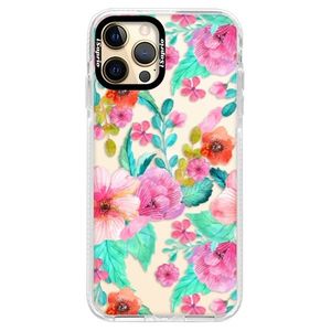 Silikónové puzdro Bumper iSaprio - Flower Pattern 01 - iPhone 12 Pro Max vyobraziť