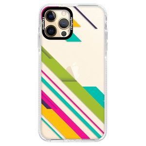 Silikónové puzdro Bumper iSaprio - Color Stripes 03 - iPhone 12 Pro Max vyobraziť