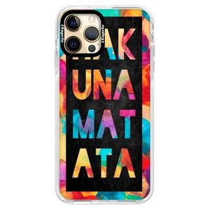 Silikónové puzdro Bumper iSaprio - Hakuna Matata 01 - iPhone 12 Pro Max vyobraziť