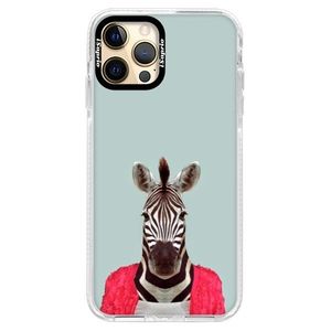 Silikónové puzdro Bumper iSaprio - Zebra 01 - iPhone 12 Pro Max vyobraziť