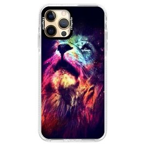 Silikónové puzdro Bumper iSaprio - Lion in Colors - iPhone 12 Pro Max vyobraziť