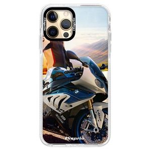 Silikónové puzdro Bumper iSaprio - Motorcycle 10 - iPhone 12 Pro Max vyobraziť