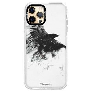 Silikónové puzdro Bumper iSaprio - Dark Bird 01 - iPhone 12 Pro Max vyobraziť