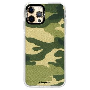 Silikónové puzdro Bumper iSaprio - Green Camuflage 01 - iPhone 12 Pro vyobraziť