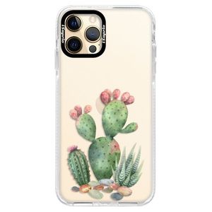 Silikónové puzdro Bumper iSaprio - Cacti 01 - iPhone 12 Pro vyobraziť