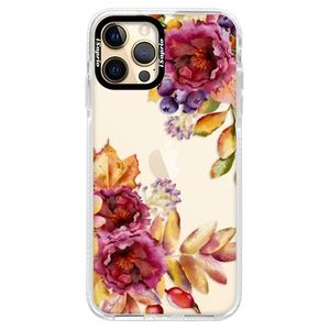 Silikónové puzdro Bumper iSaprio - Fall Flowers - iPhone 12 Pro vyobraziť